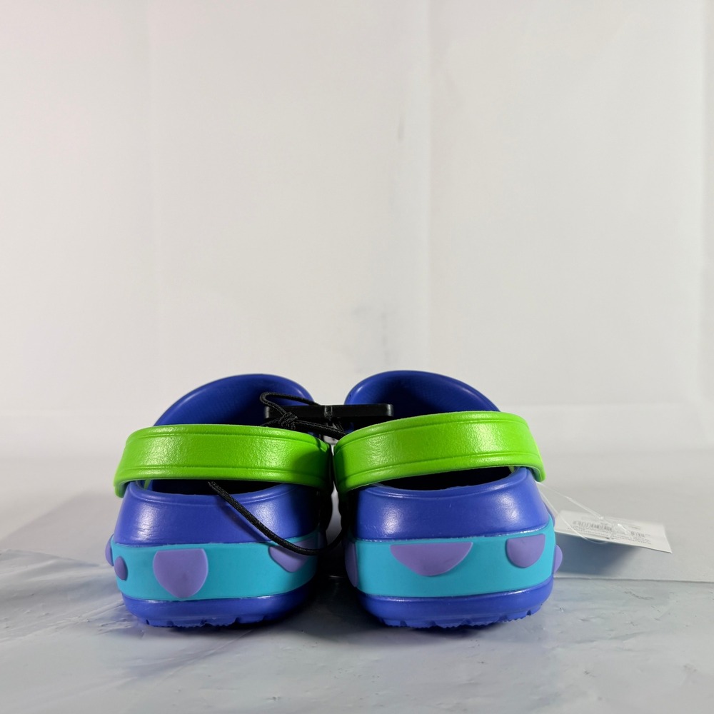 Disney Pixar Monsters Inc Mike Sulley Clogs Blue Toddler Size 7-8 NWT